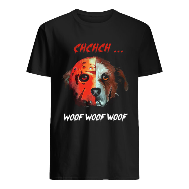 Jason Voorhees dog chchch woof shirt