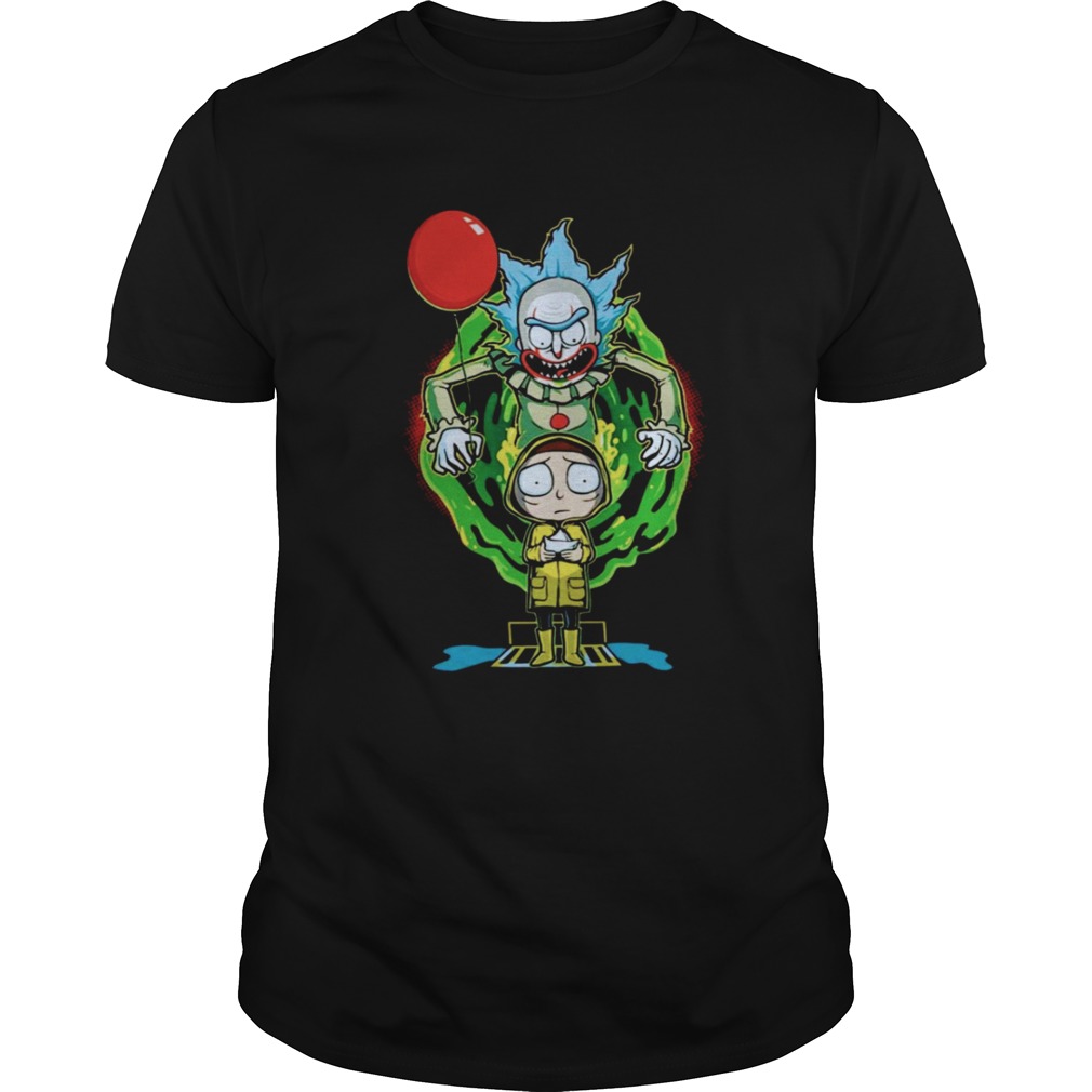 Pennywise IT Rick and Morty Halloween shirt