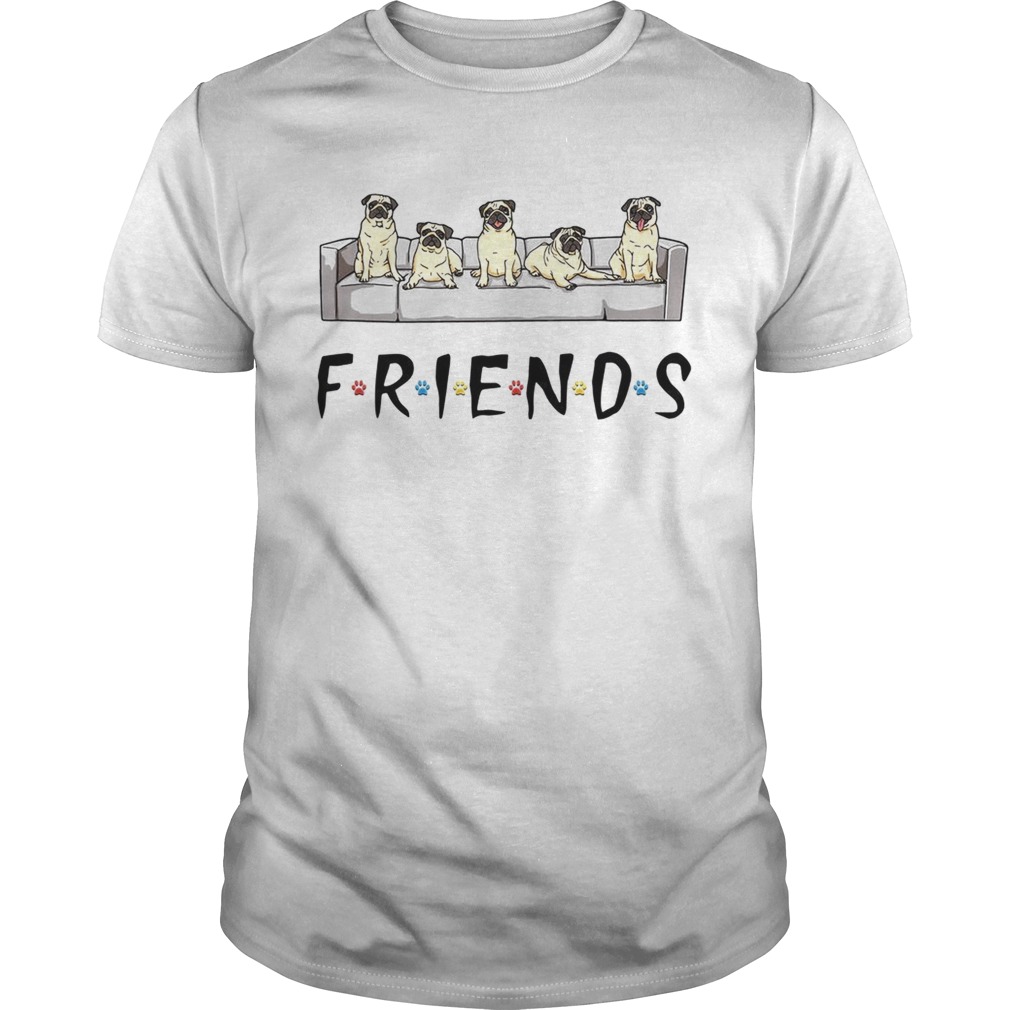 Pugs friends tv show shirt