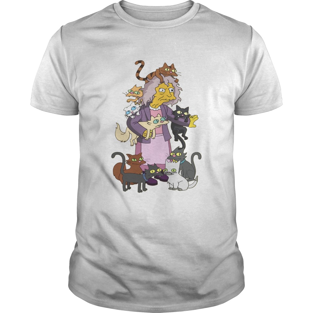 Simpsons Crazy Cat Lady shirt LlMlTED EDlTlON