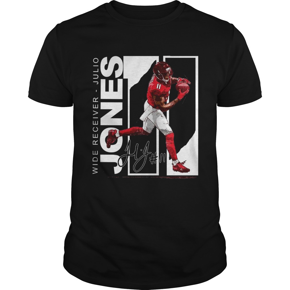 Wide Receiver Julio Jones Atlanta Football signature shirt