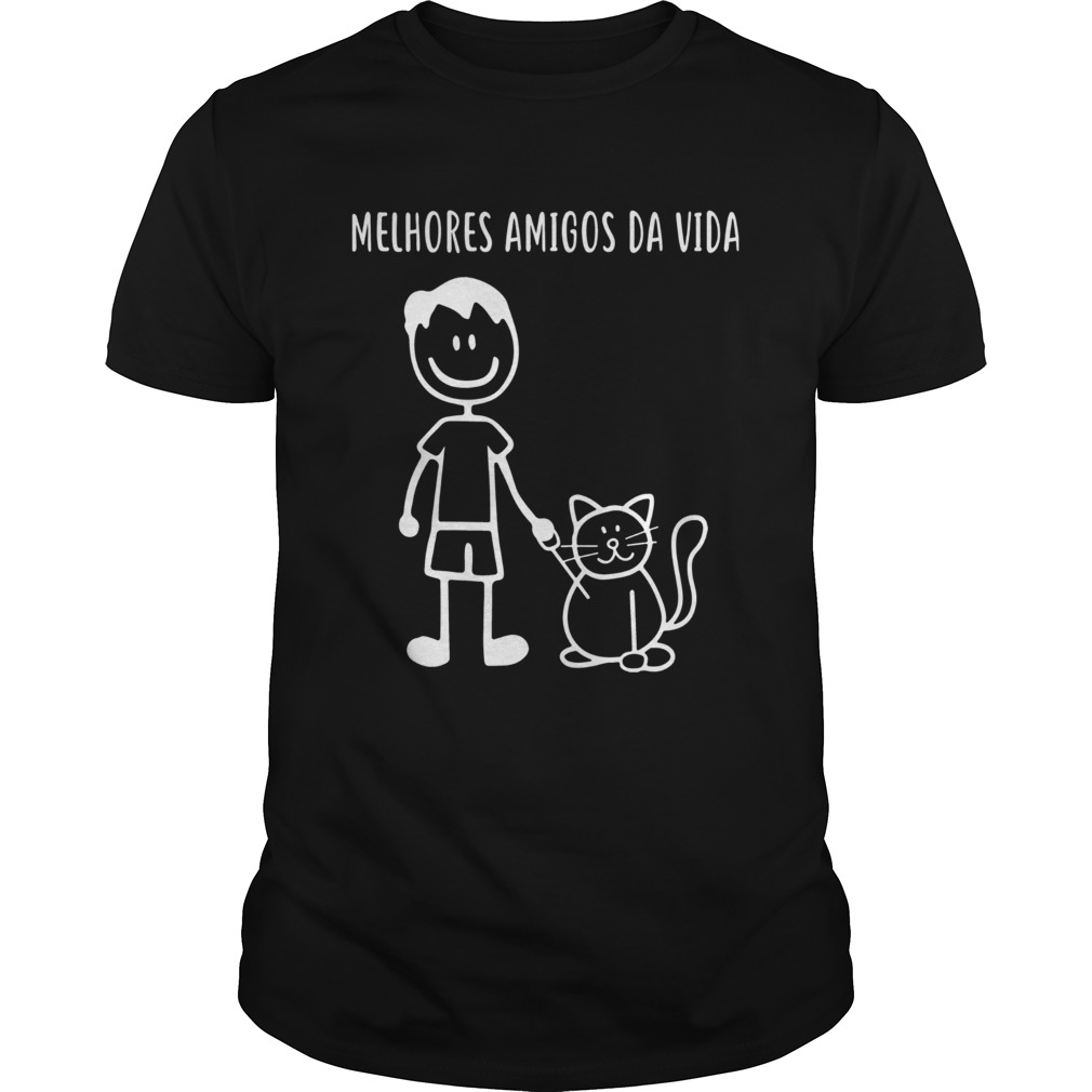 1570509080Boy with cat melhores amigos da vida shirt