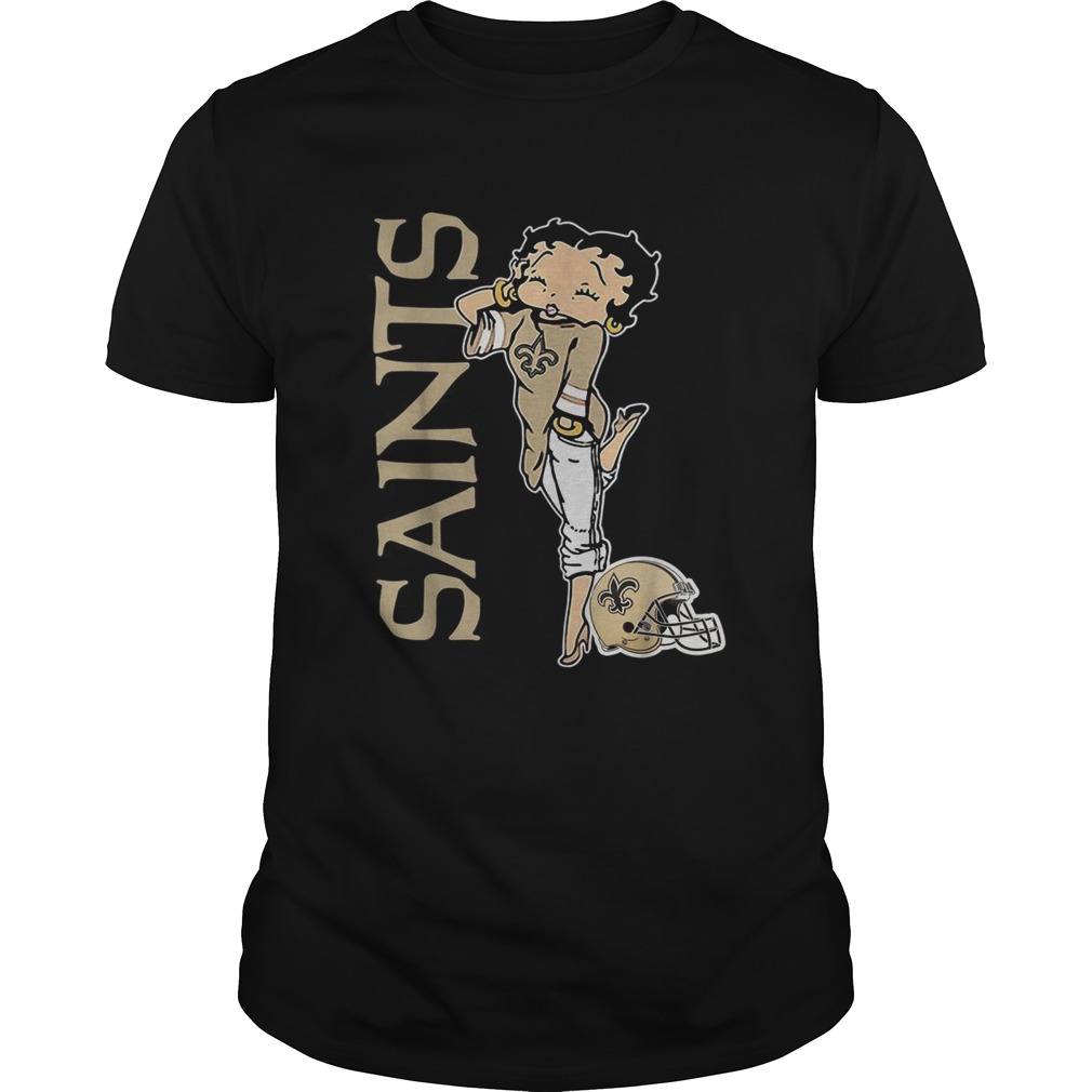 Betty Boop New Orleans Saints shirt