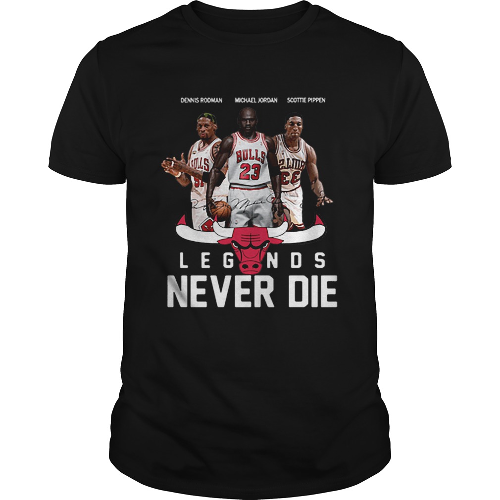 Chicago Bulls Players Legends Never Die Dennis Rodman shirt