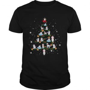 Merry Christmas Unicorn Tree Xmas Funny Unicorn Lover Gift TShirt Unisex