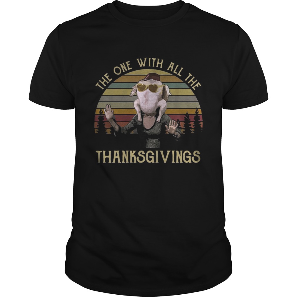 Monicas Turkey The one with all the thanksgivings vintage shirt