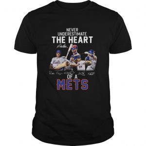 Never underestimate the Heart of a Mets  Unisex