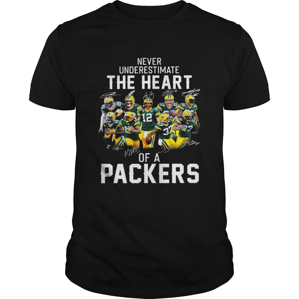 Never underestimate the heart of a Packers shirt