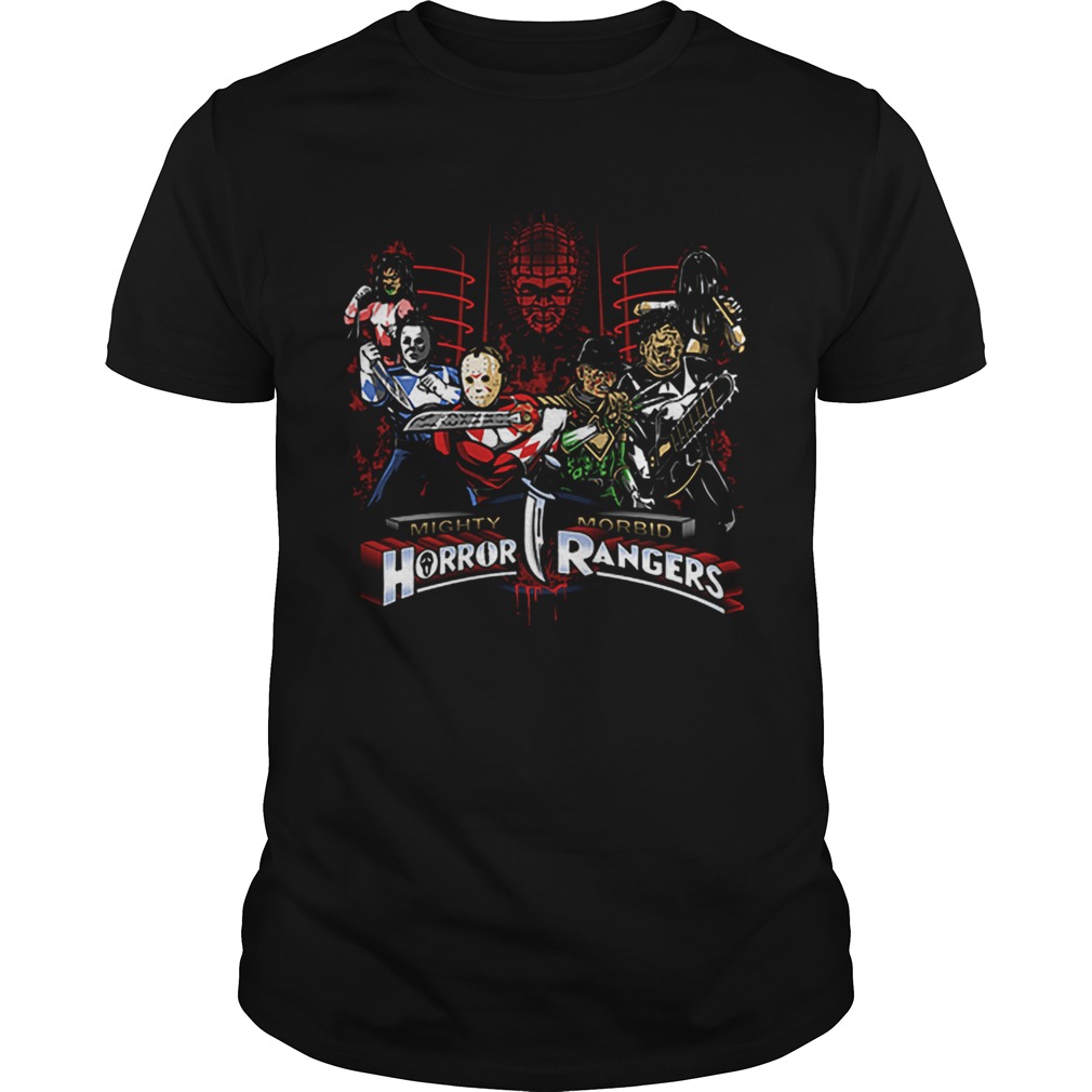 Superheroes Mighty Morbid Horror Rangers shirt