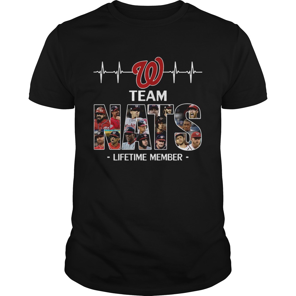 Washington team Nats lifetime member shirt