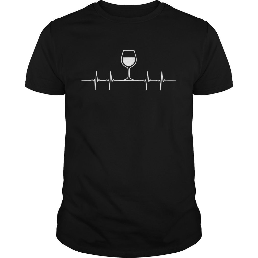 Wine Heartbeat Funny Wine Shirt