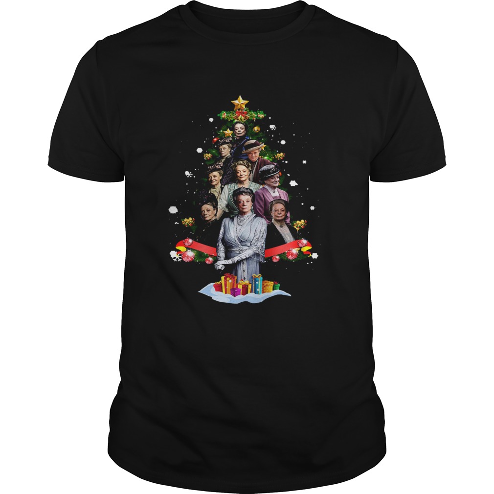 1572686662Violet Crawley Downton Abbey Christmas Tree Shirt
