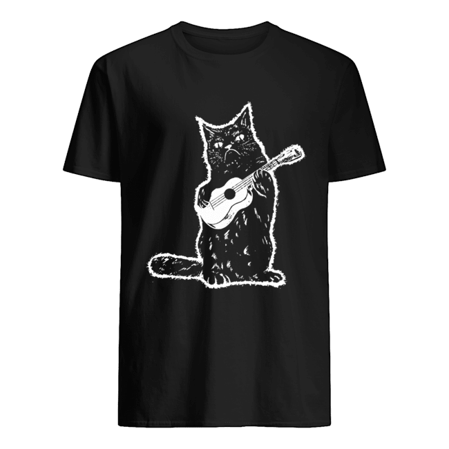 Black Cat Guitar shirt