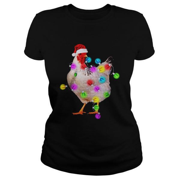 Chicken With Christmas Light  Classic Ladies