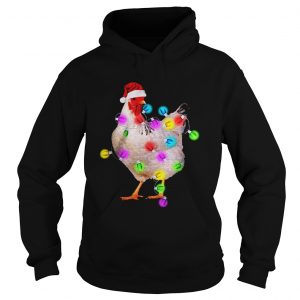 Chicken With Christmas Light  Hoodie