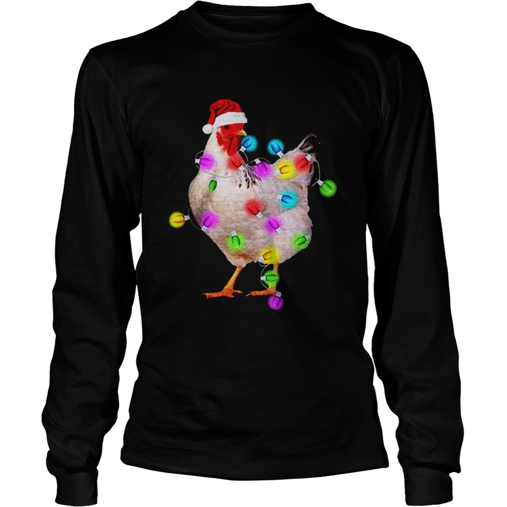 Chicken With Christmas Light LongSleeve