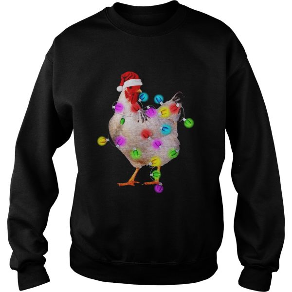 Chicken With Christmas Light  Sweatshirt