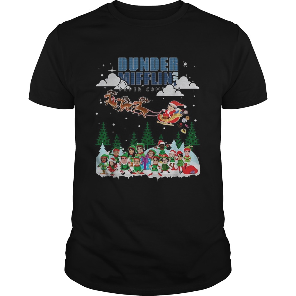 Dunder Mifflin Inc paper company Ugly Christmas shirt