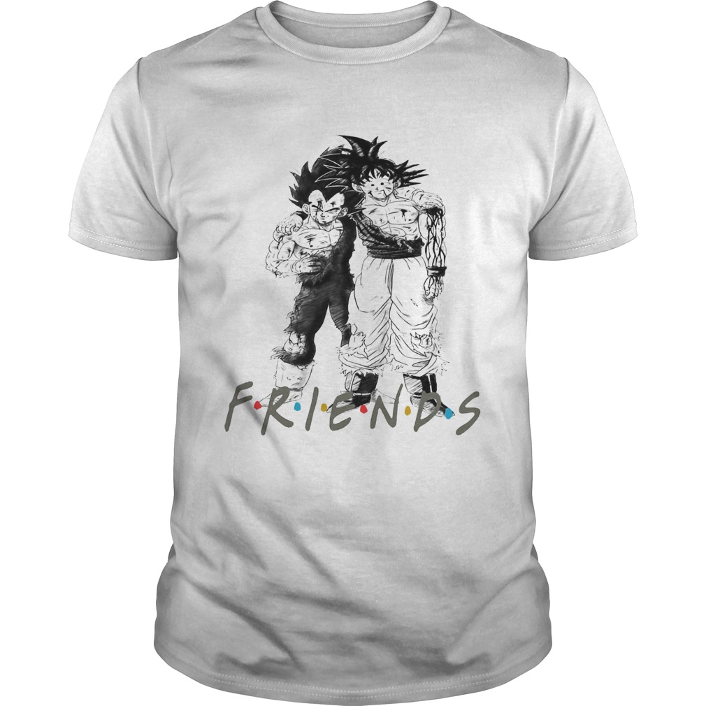 Friends Tv Show Goku and Vegeta shirt