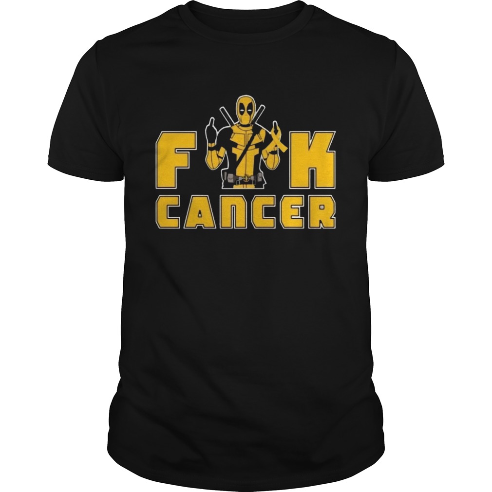Fuck Appendix Cancer Deadpool Funny Cancer Awareness shirt