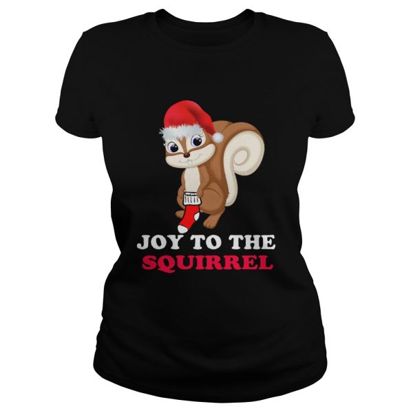 Joy To The Squirrel Christmas  Classic Ladies