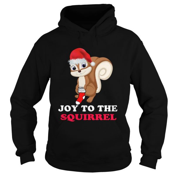 Joy To The Squirrel Christmas  Hoodie