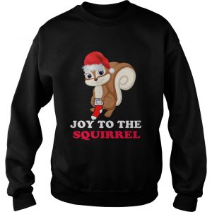 Joy To The Squirrel Christmas  Sweatshirt