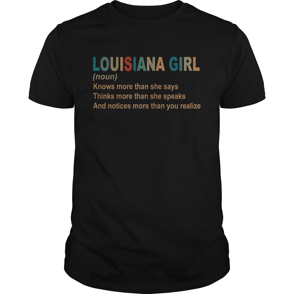 Louisiana girl definition shirt