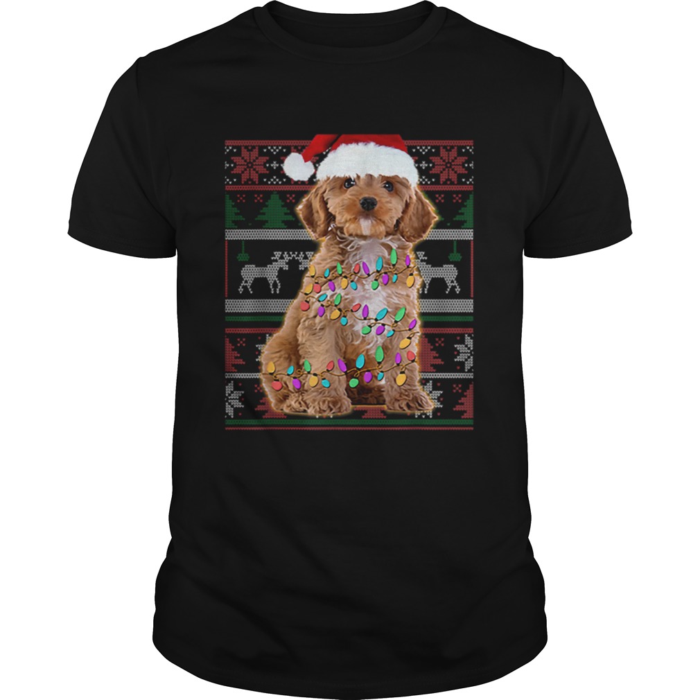 Nice Cockapoo Ugly Sweater Christmas Gift shirt