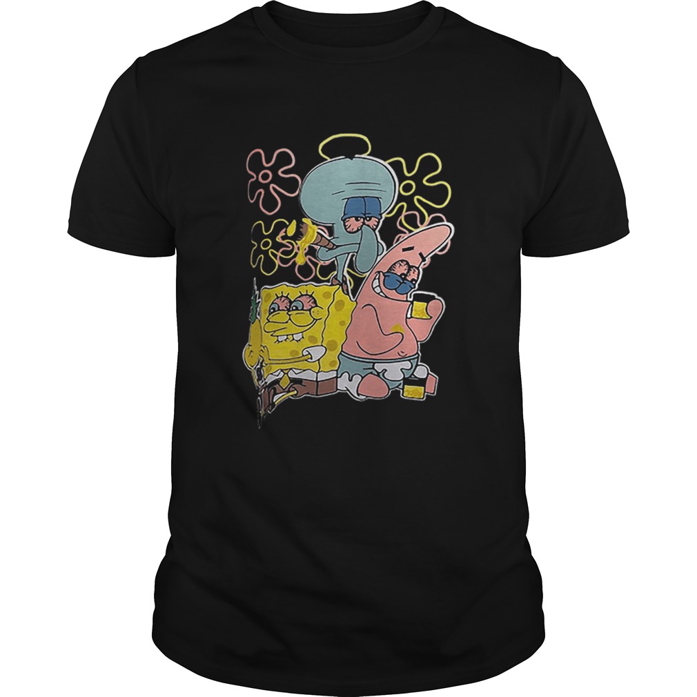 SpongeBob Patrick Star Squidward Tentacles shirt