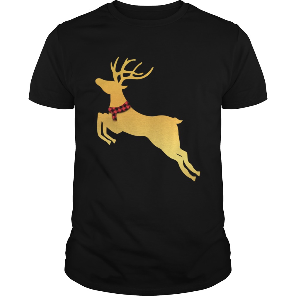 Deer Chrismas Gold shirt