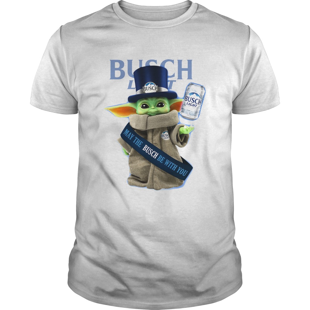 Baby Yoda Busch Light May The Busch Be With You shirt