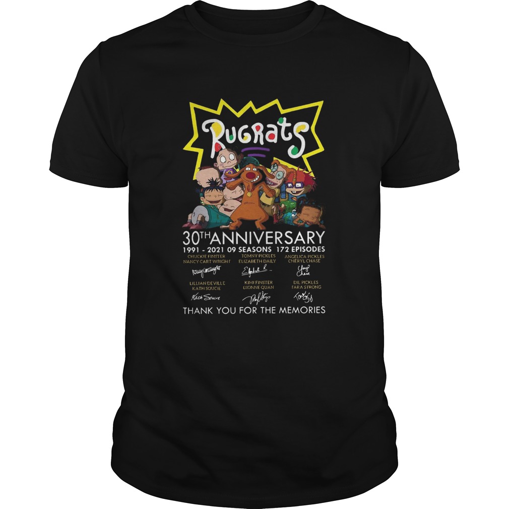 30th Anniversary 1991 2021 Thank You For The Memories Rugrats shirt