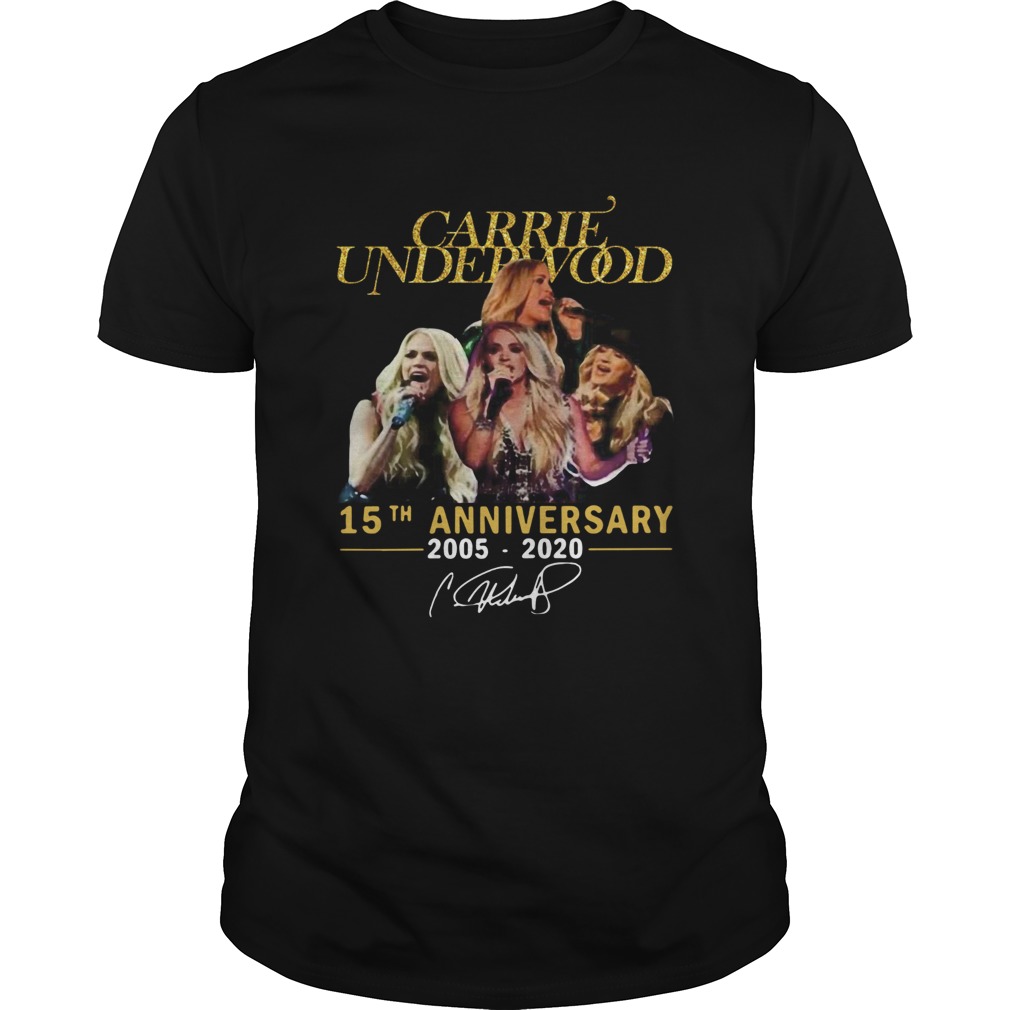 Carrie Underwood And Album Some Hearts 15th Anniversary 20052020 Signature shirt