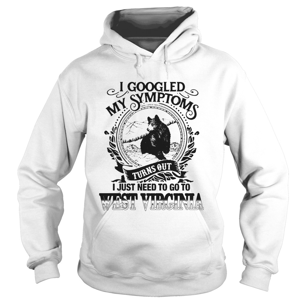 I Googled I Just Need To Go To West Virginia  Hoodie