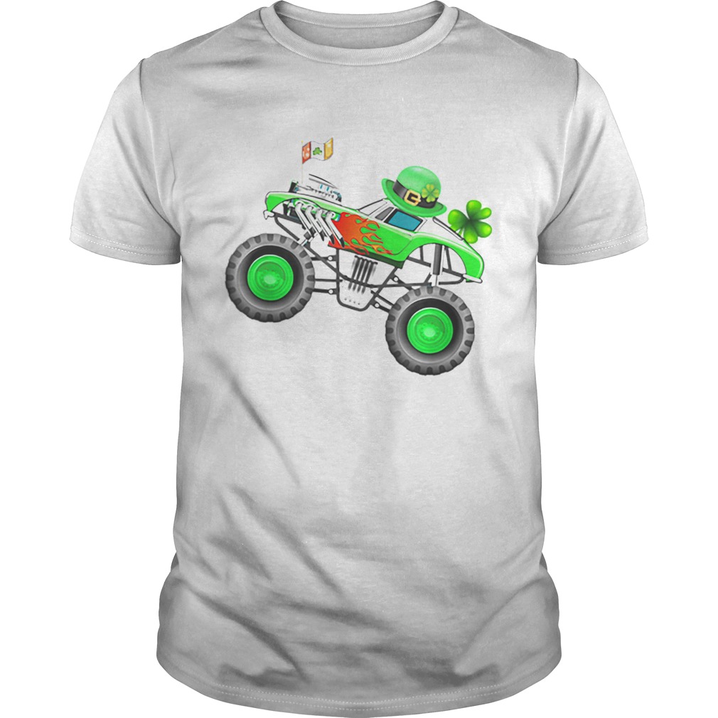 Nice Kids St Patricks Day Monster Truck shirt