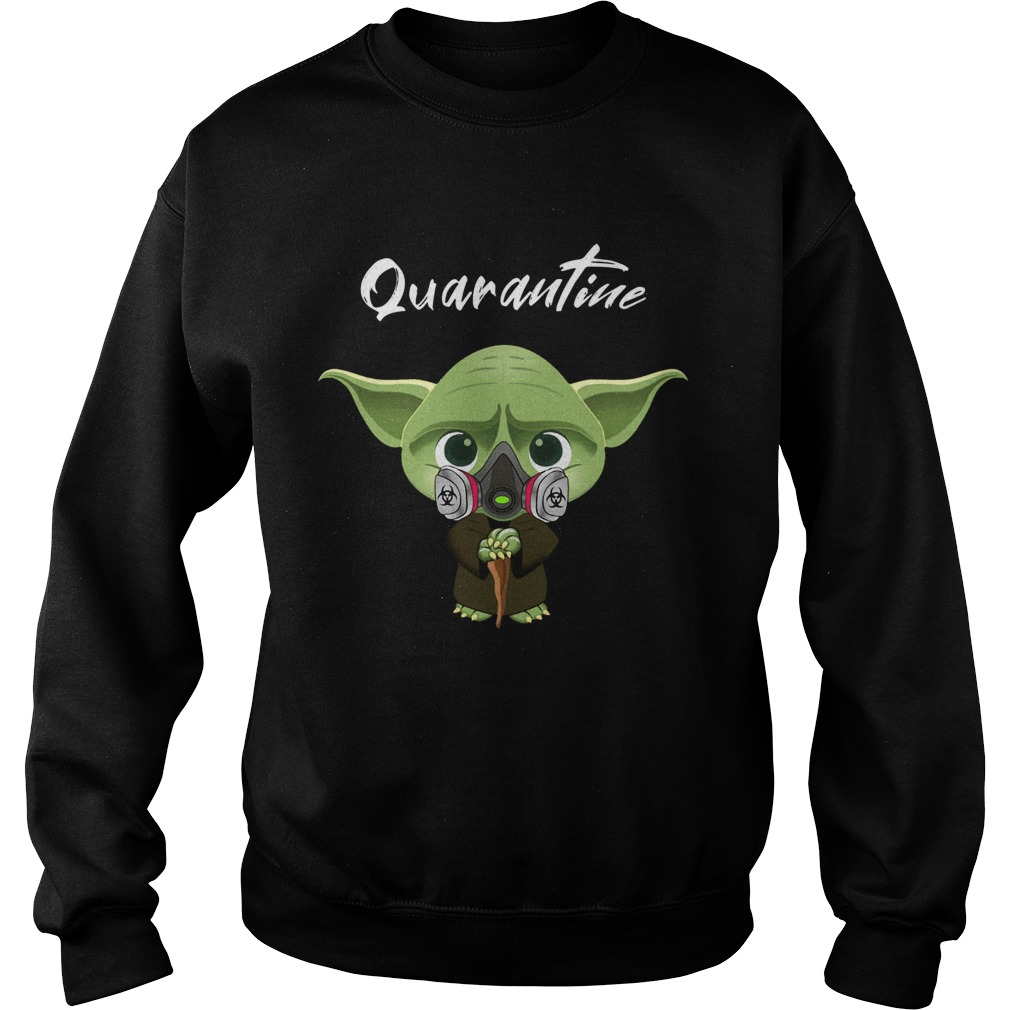Baby Yoda Quarantine Face Mask Shirt Online Shoping