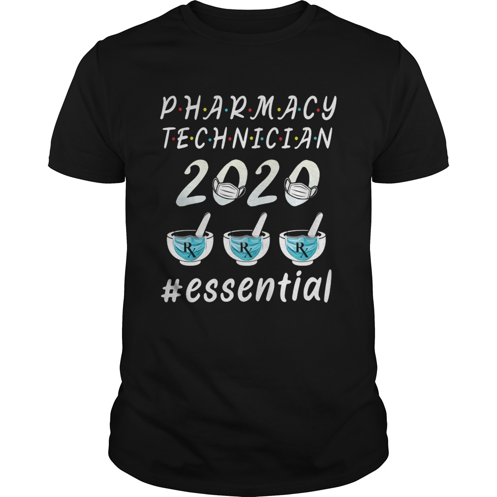 Pharmacy technician 2020 RX mask essential shirt