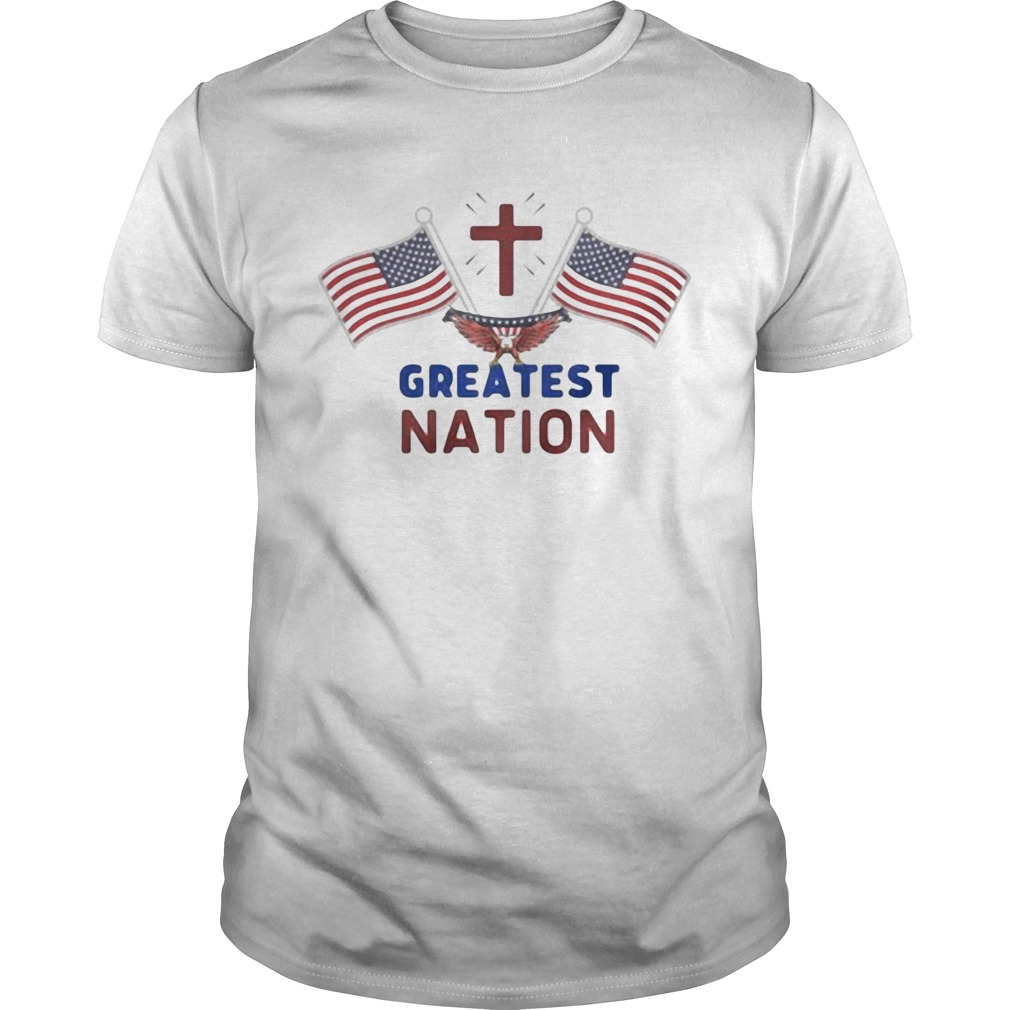 Independence Day eagle greatest nation flag america shirt