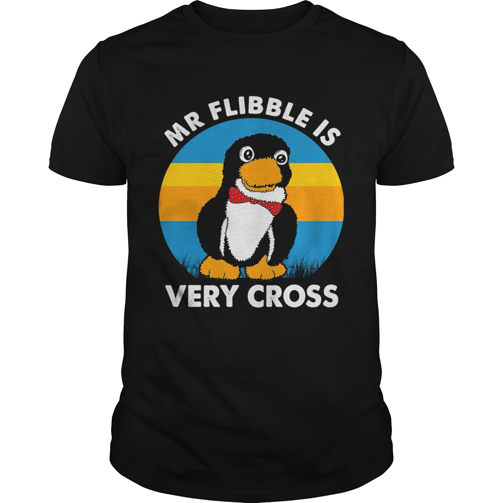 Mr flibble is very cross vintage retro shirt