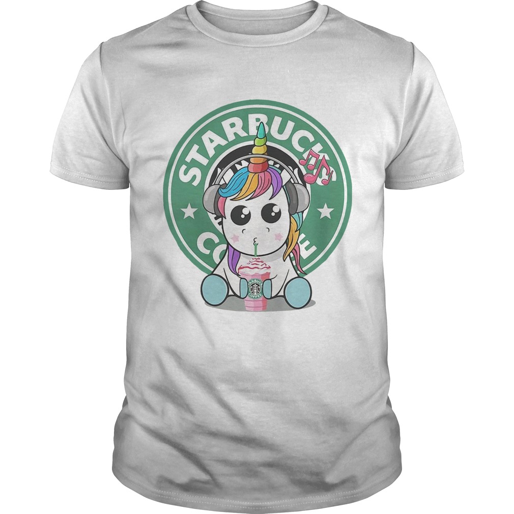 Unicorn drink Starbucks coffee shirt