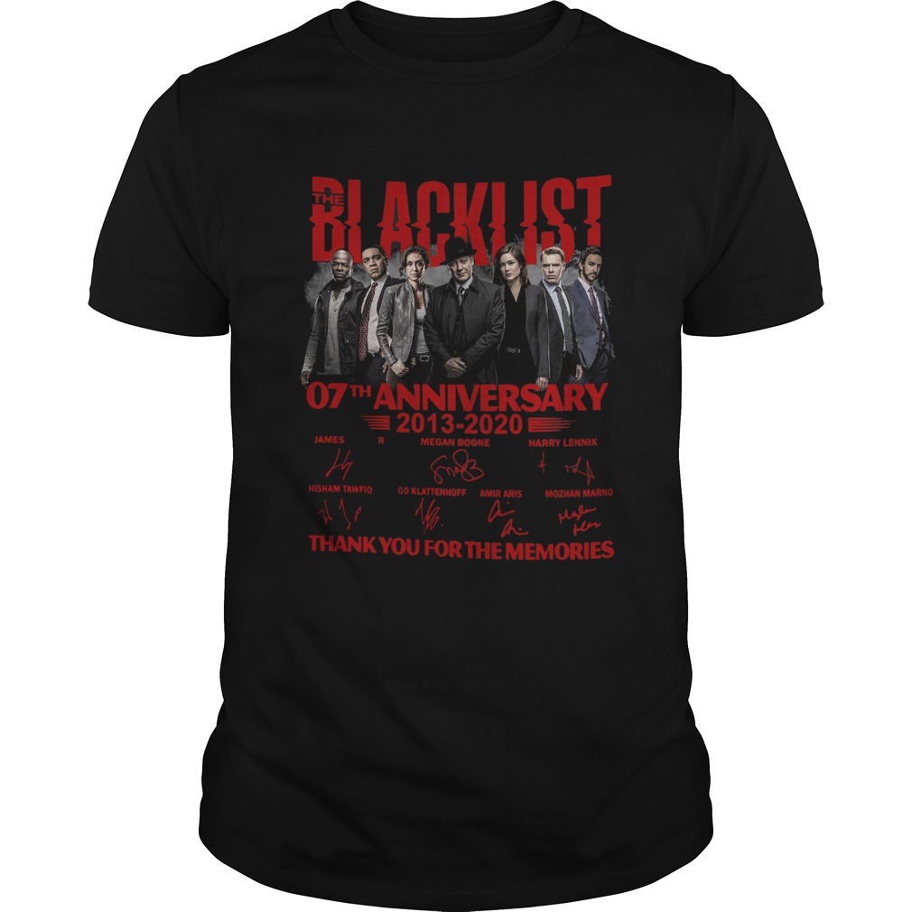 07 Year Of Blacklist Thank You For The Memories shirt