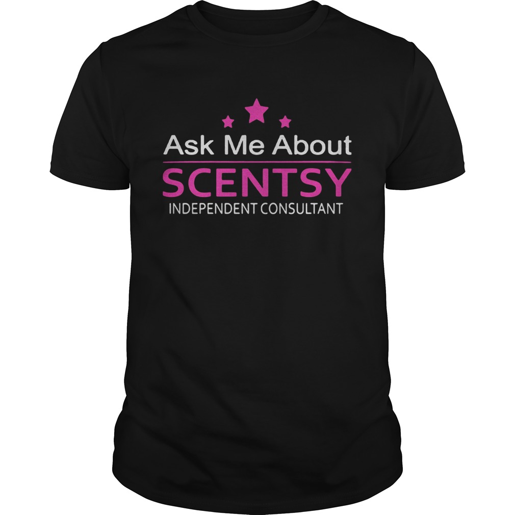 Ask me about scentsy independent consultant stars shirt