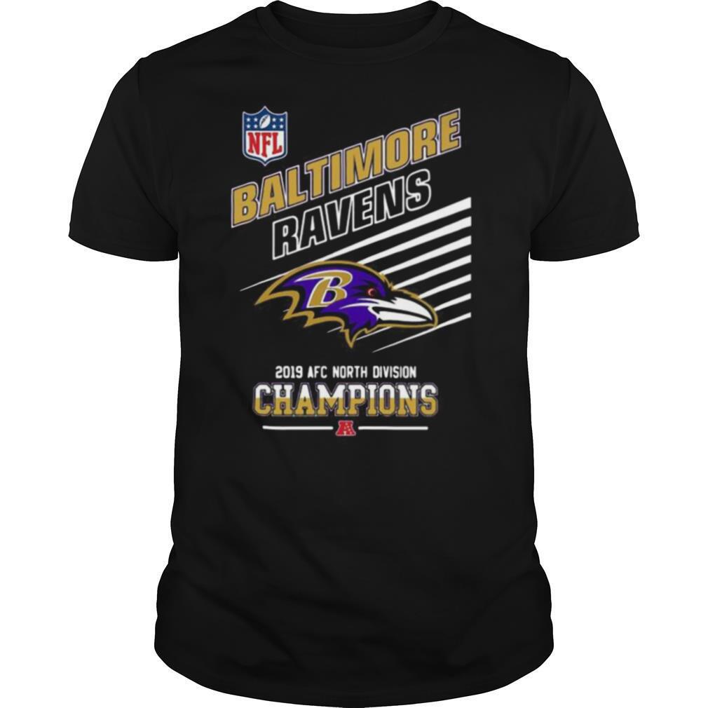 Baltimore ravens football 2019 afc north division champions shirt
