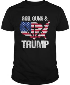 God Guns And Trumps American Flag  Unisex