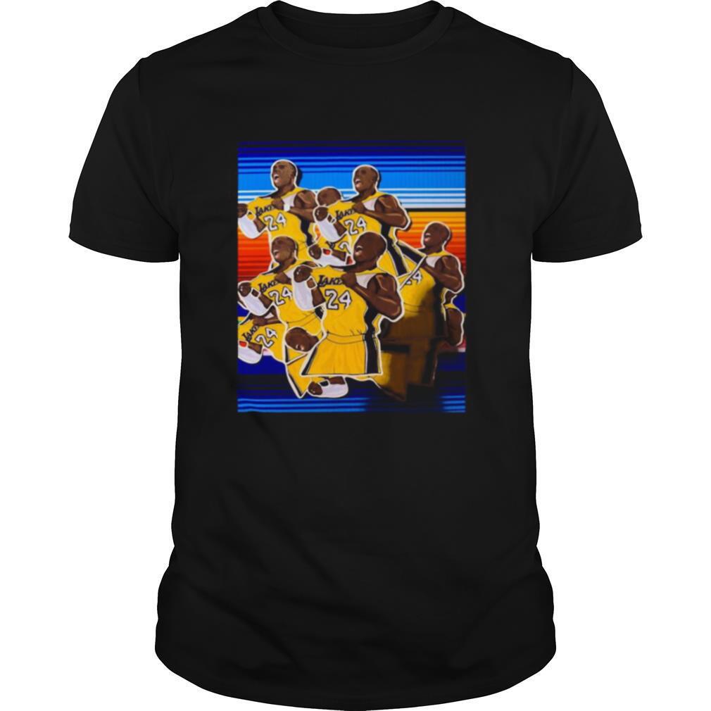 Kobe bryant los angeles lakers basketball vintage retro shirt