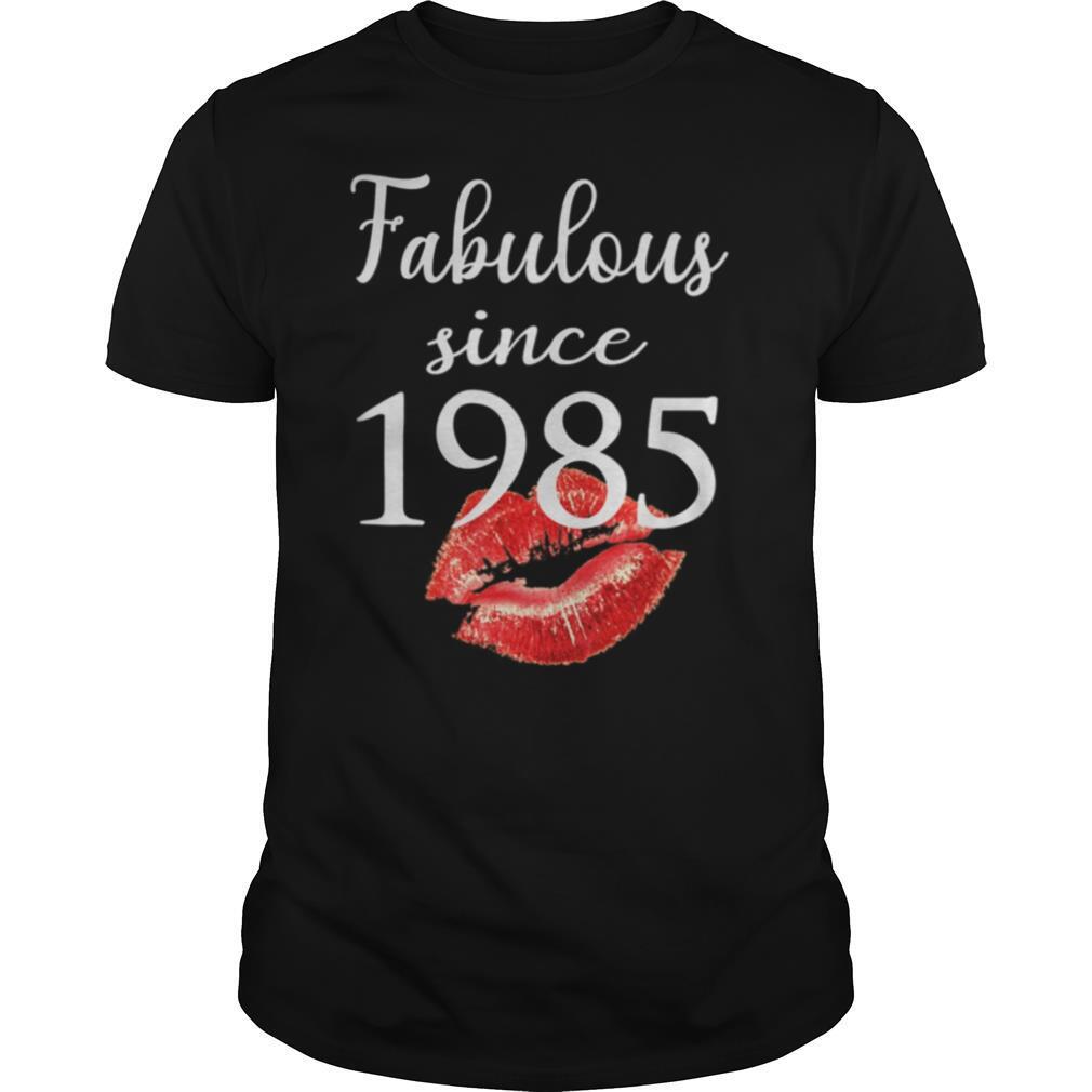 Fabulous Since 1985 Chapter 35 Birthday Gifts shirt