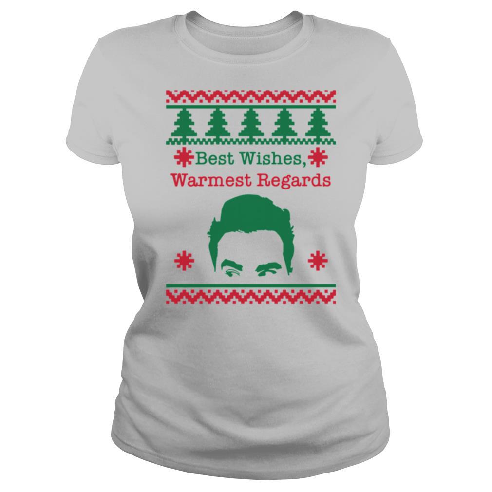 Best Wishes Warmest Regards David Rose Funny Rose Family Schitts Creek Ugly Christmas Shirt Tshirt Store