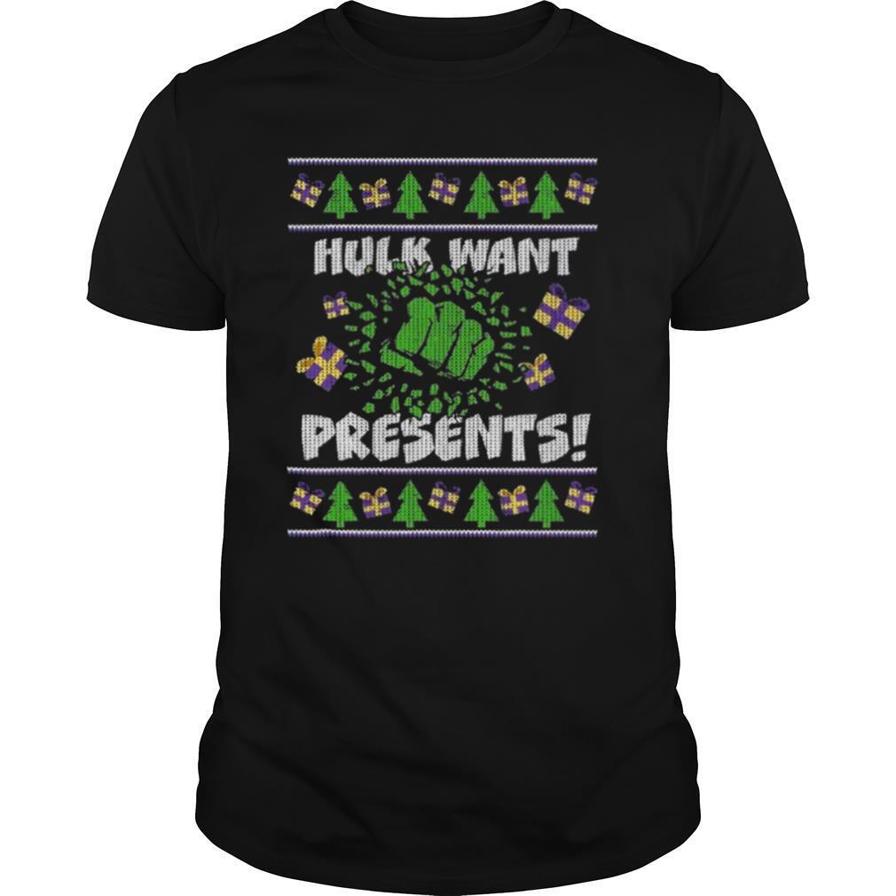 Marvel Hulk Smash Presents Holiday shirt