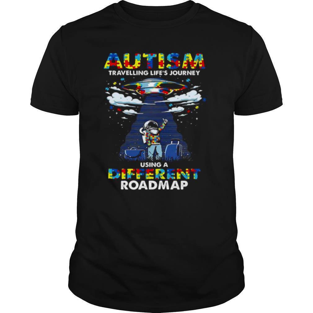 Autism Travelling Life’s Journey Using A Different Roadmap shirt